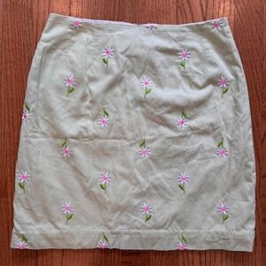 Vintage Green Lilly Pulitzer skirt size 2